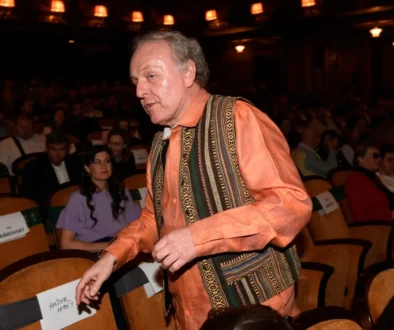 Jaroslav Dušek na premiéře