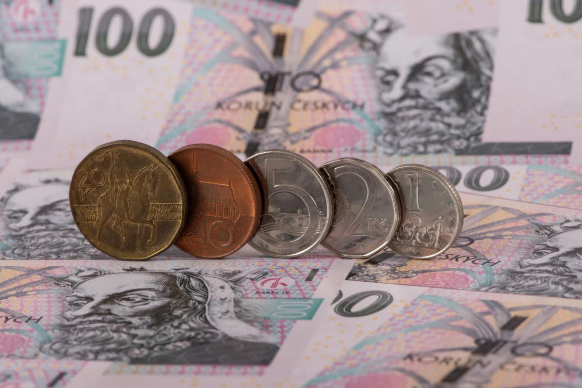 České peníze