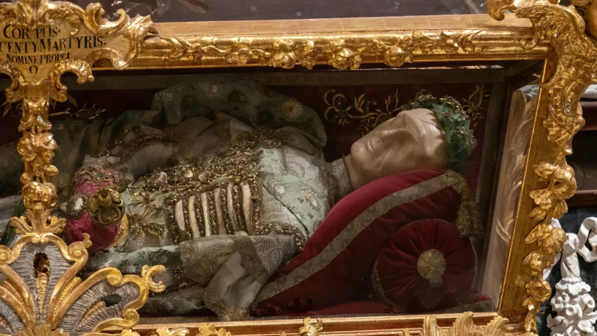 Pohřbený muž v Kutné Hoře