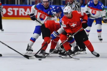 švýcarská rhokejová reprezentace v souboji se slovenskou