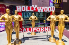 Sošky Oscarů v Hollywoodu.