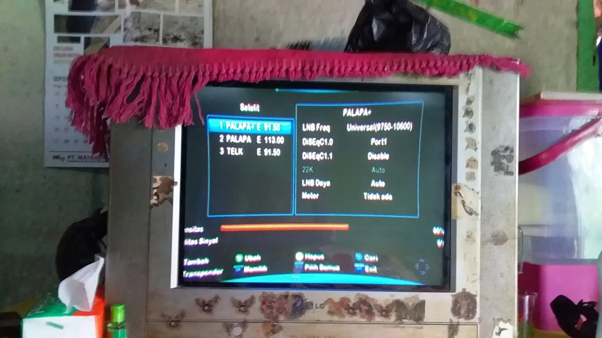 nastavení steré televize