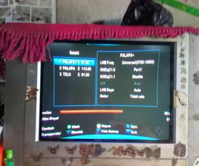 nastavení steré televize