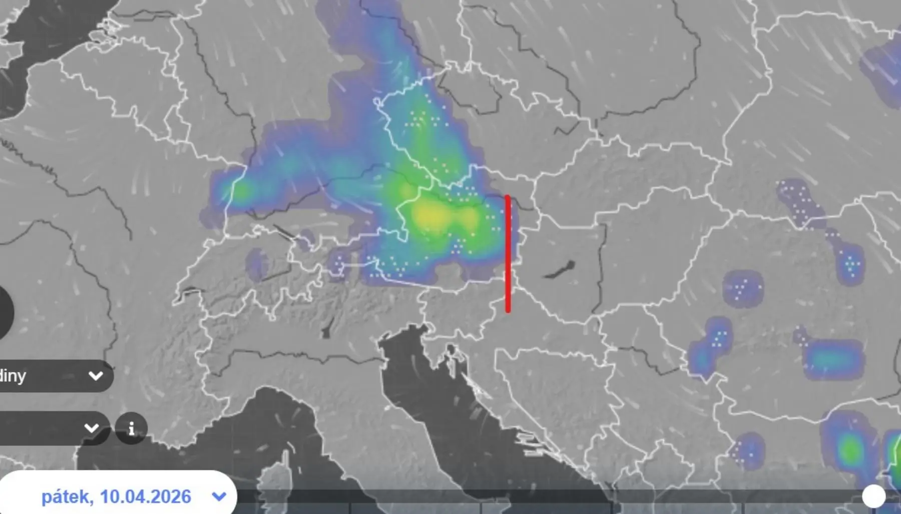 První srážky nás zasáhnou už zítra