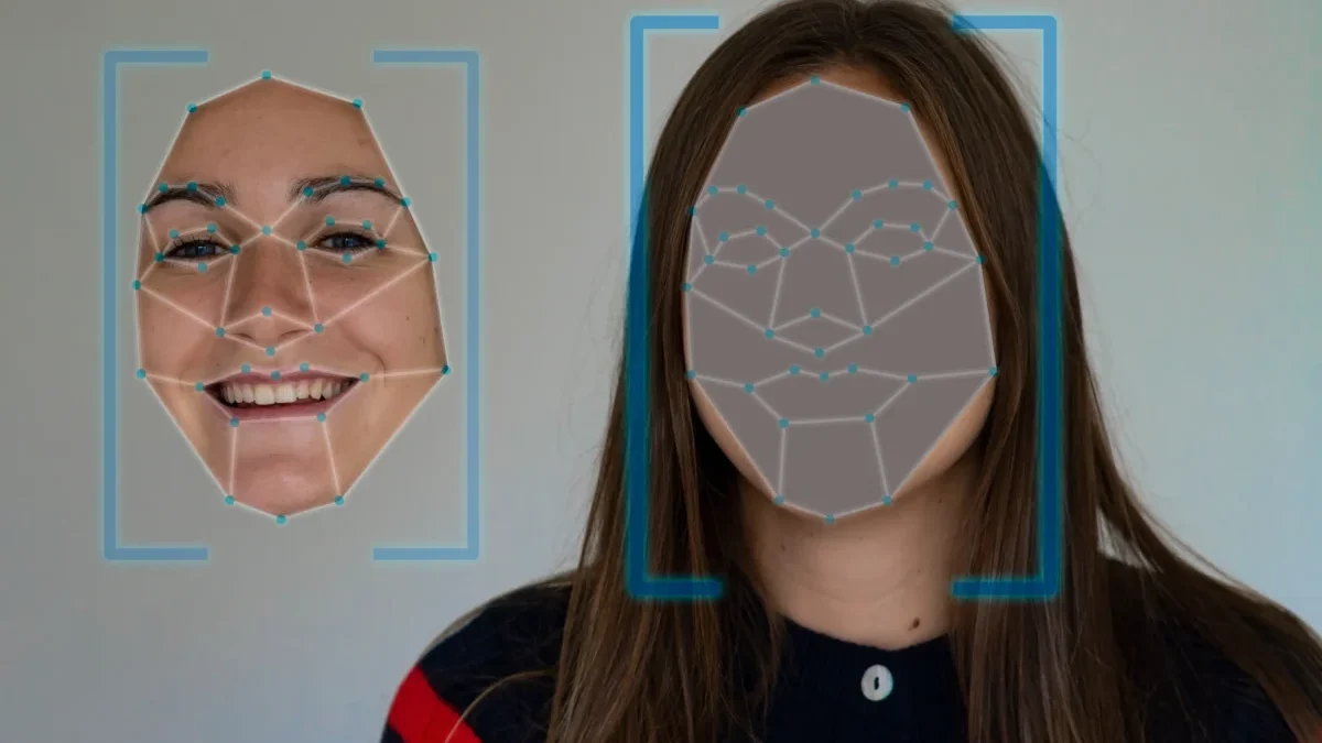 Umělá inteligence sestavuje obličej člověka.