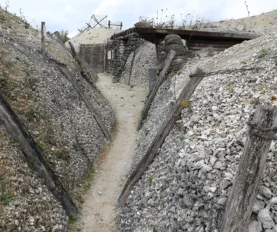 Zákop během války