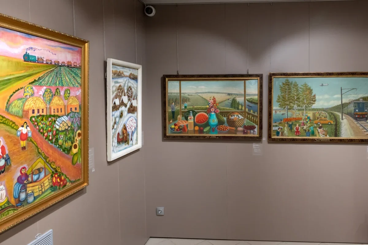 Výstava obrazů naivního umění
