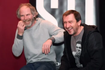 Režisér Jan Prušinovský a herec Martin Hofmann
