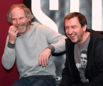 Režisér Jan Prušinovský a herec Martin Hofmann