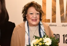 Herečka Jiřina Bohdalová.