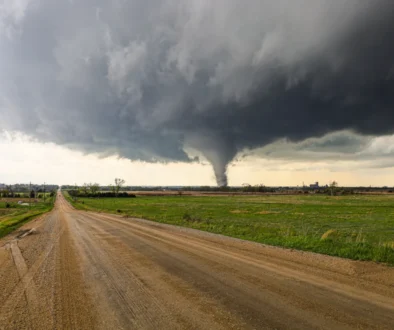 Tornádo nad polem