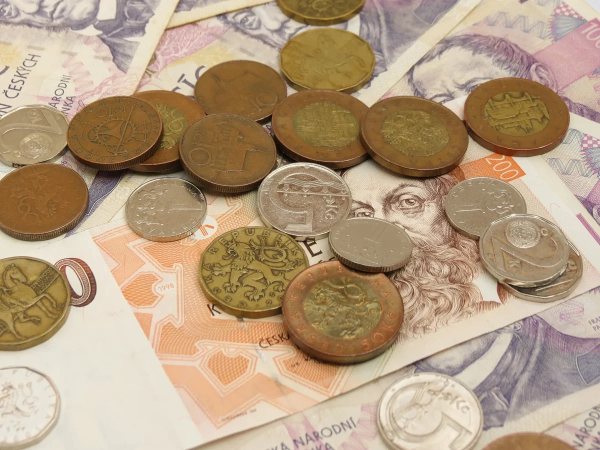 České peníze