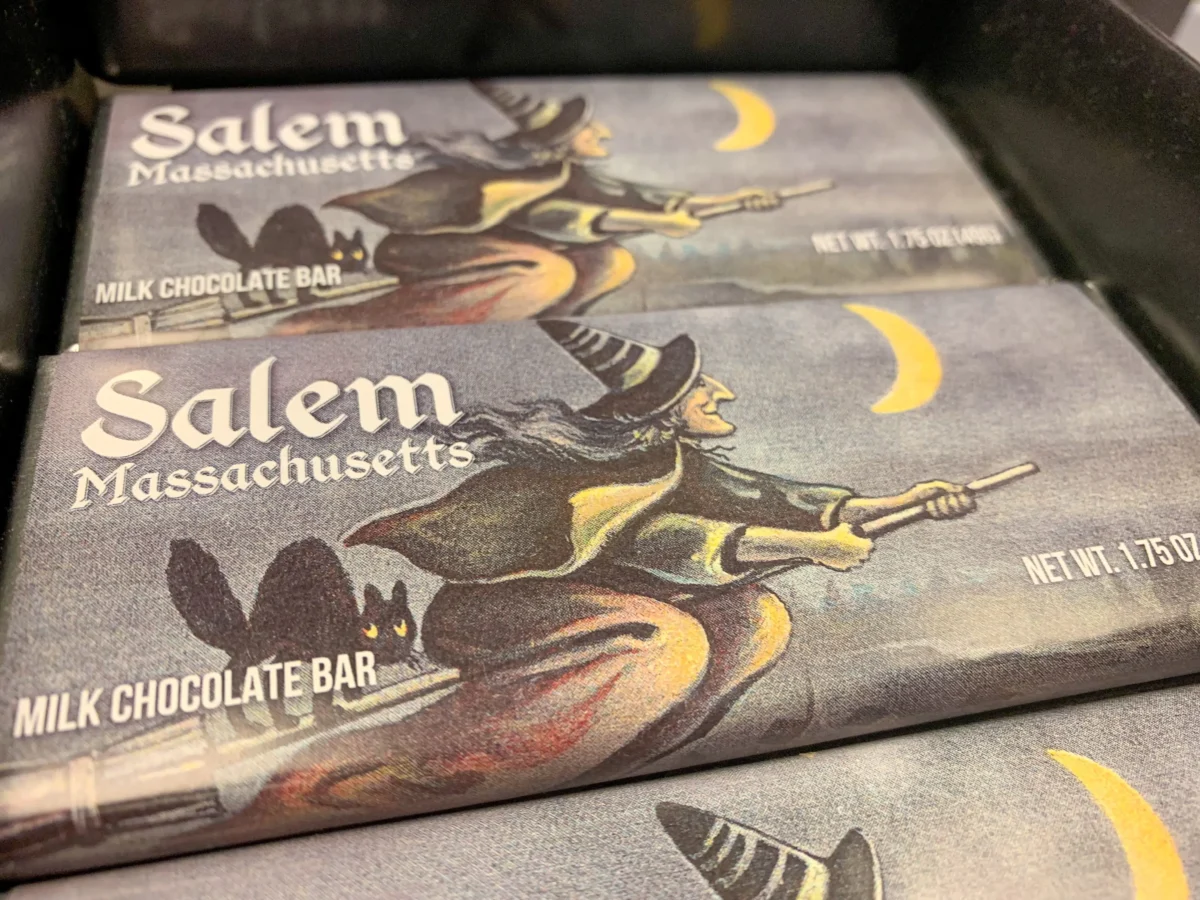 čokoláda s čarodějnicí