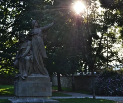 Sochy Kněžny Libuše a Přemysla Oráče