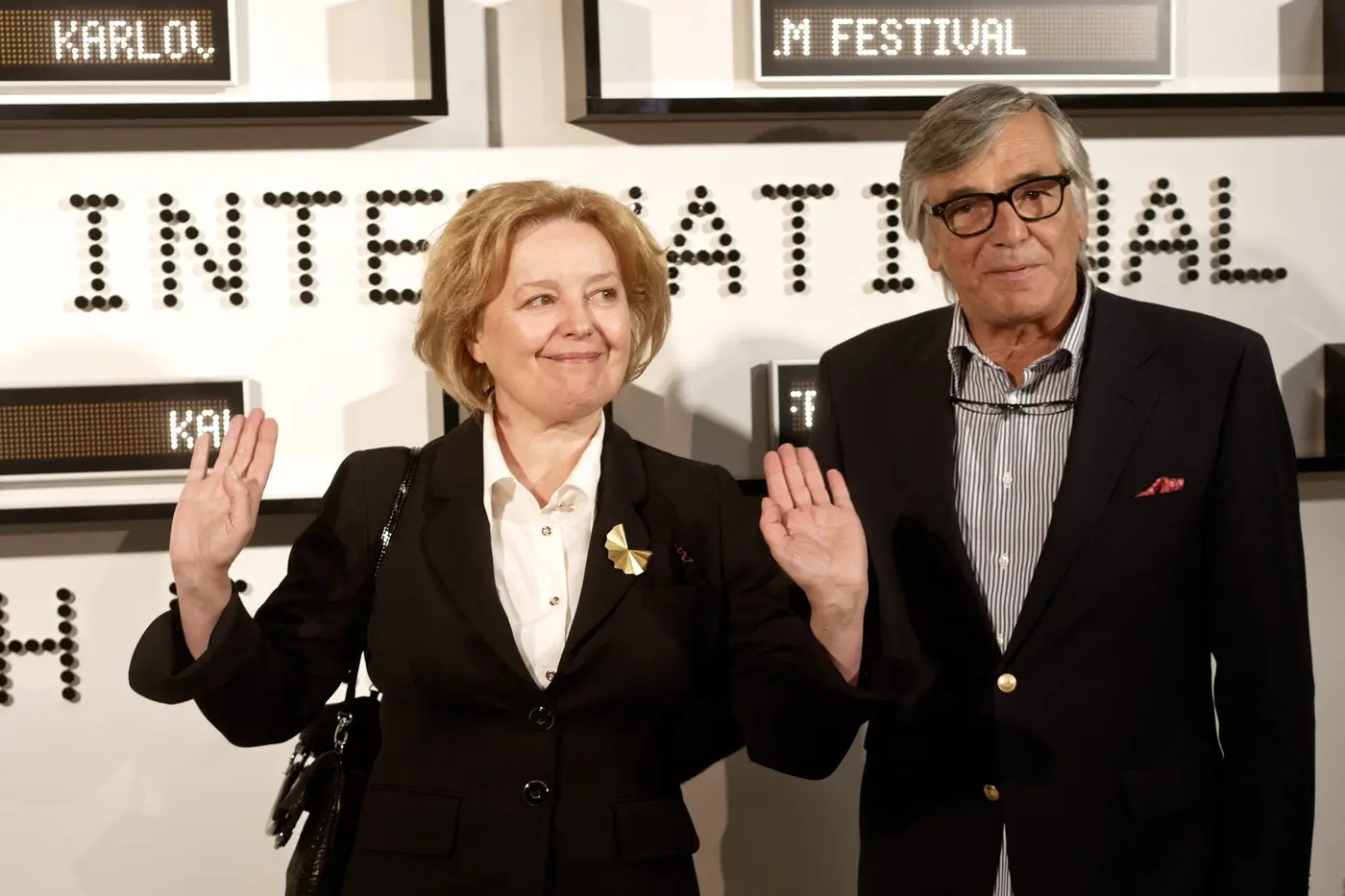 Magda Vašáryová na premiéře restaurované verze Markéty Lazarové