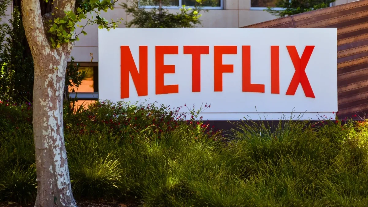 Netflix logo na ceduli