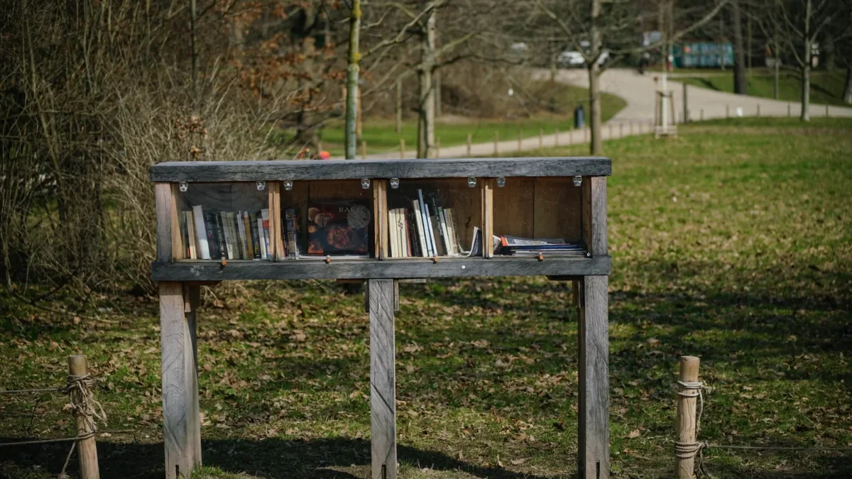 Knihovnička v parku