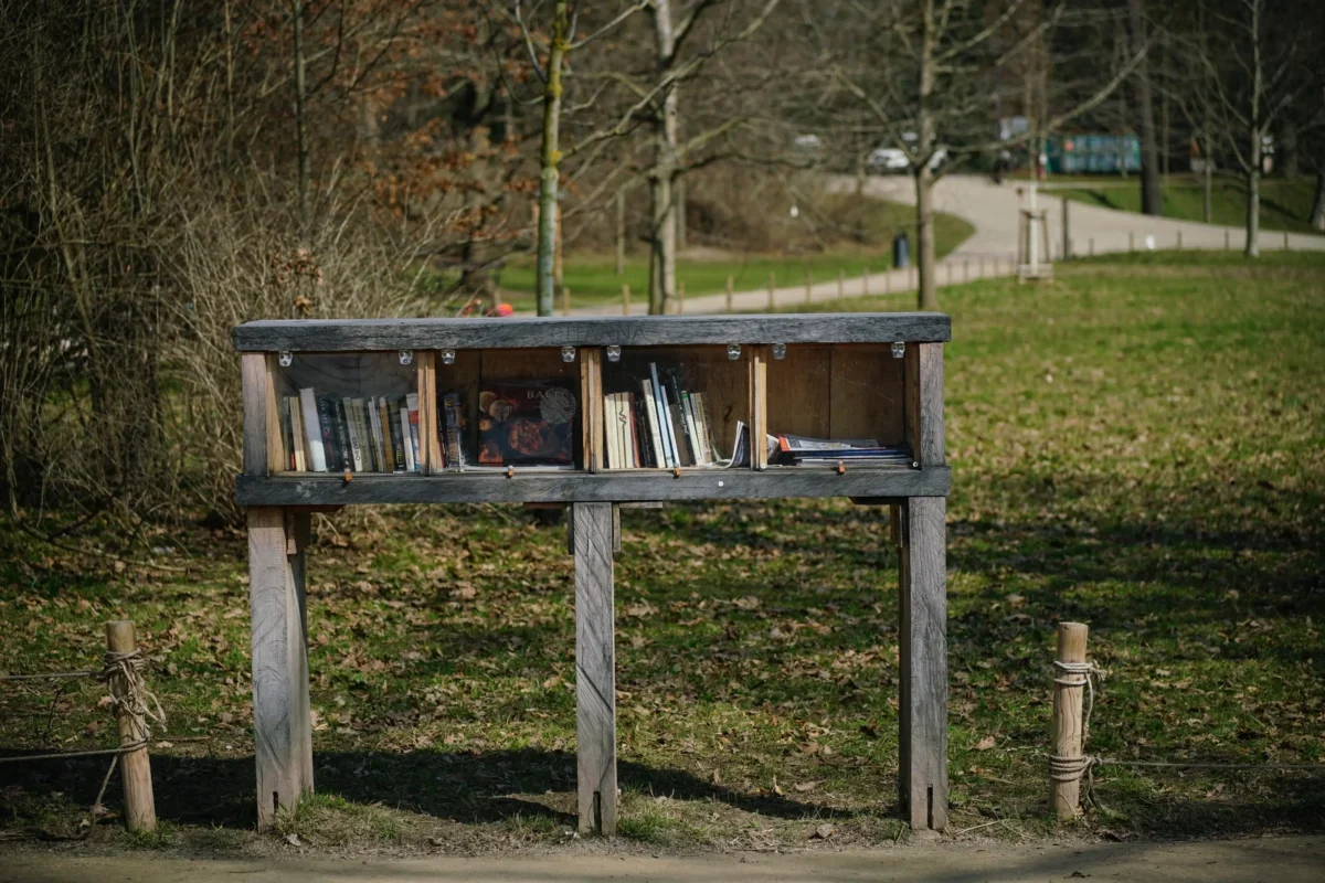Knihovnička v parku