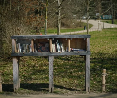 Knihovnička v parku