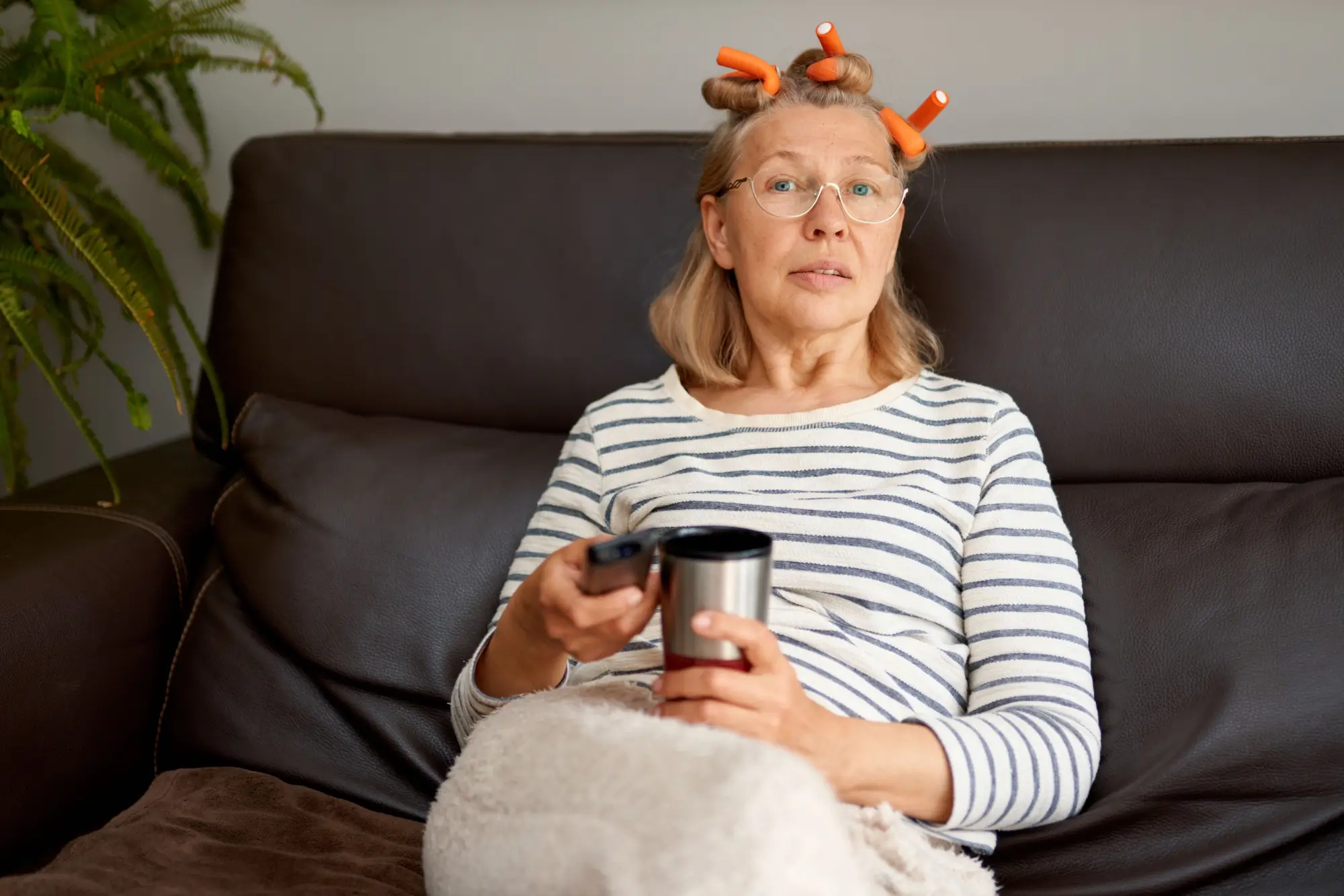 nespokojená žena