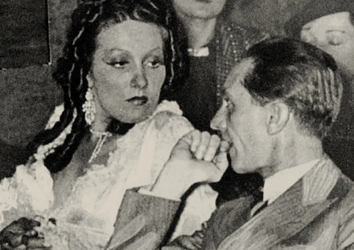 Herečka Lída Baarová.
