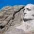 Obličej George Washingtona ve skále.