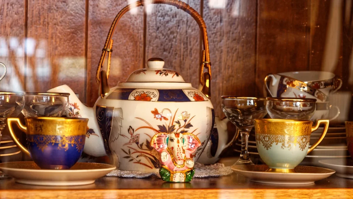 Vystavený porcelán