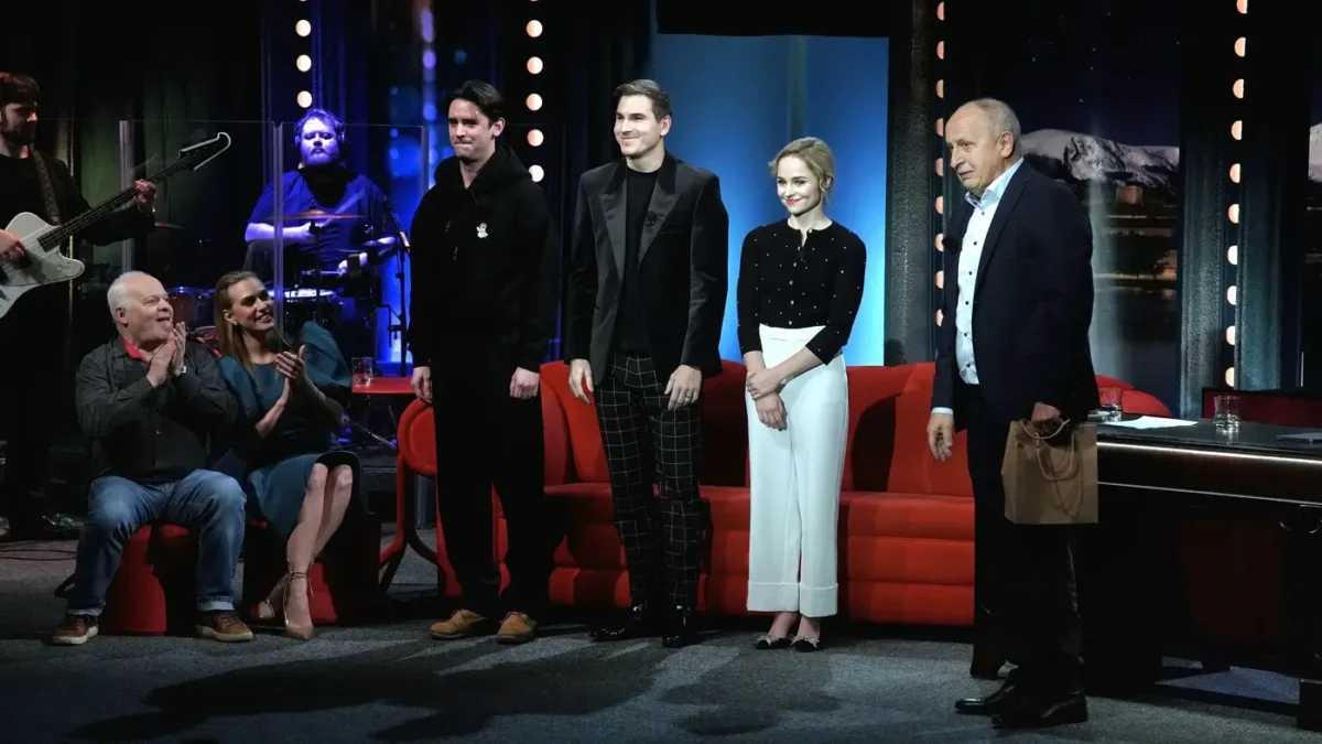 ústřední trio seriálu kamarádi