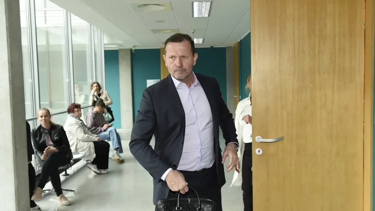 Jaromír Soukup u soudu.