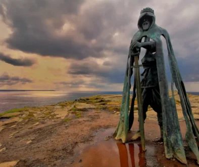 Král Artuš na pobřeží Cornwallu