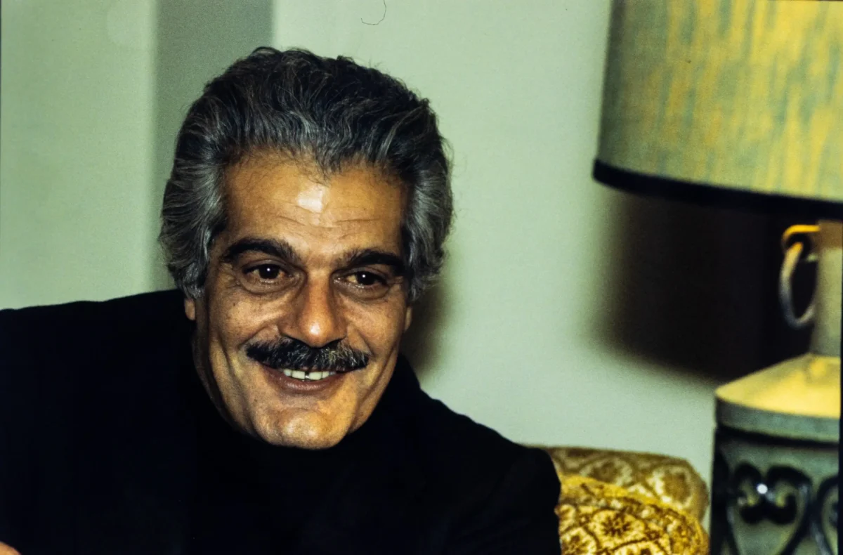 Herec Omar Sharif. 