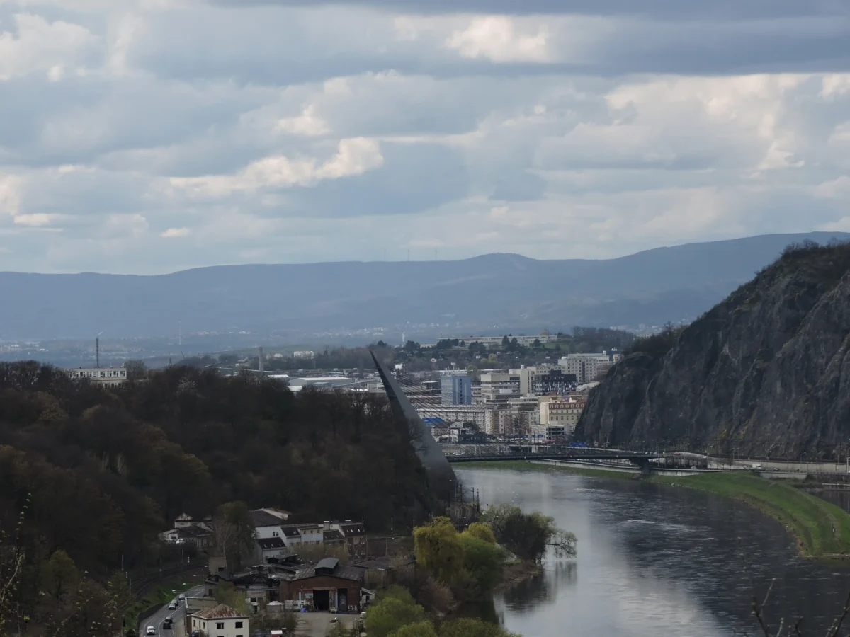Pohled na město Ústí nad Labem
