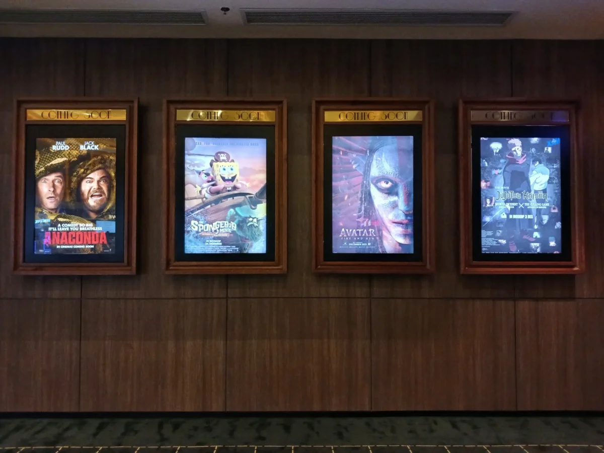 Ukázky na filmy v kině