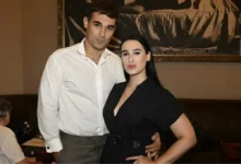 Adam Vacula s partnerkou Besky