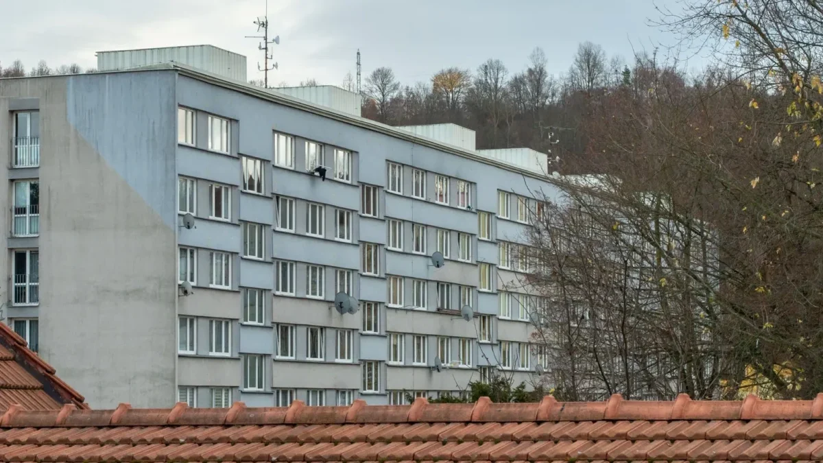 socialistický panelák