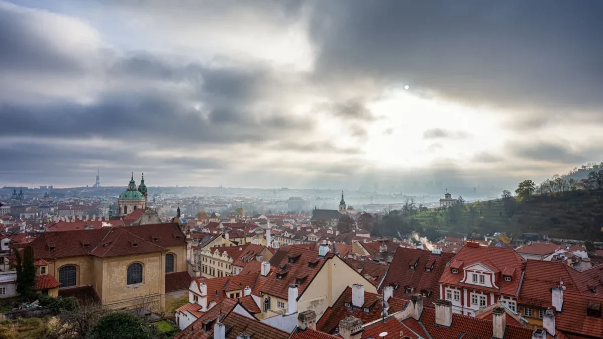 výhled na Prahu