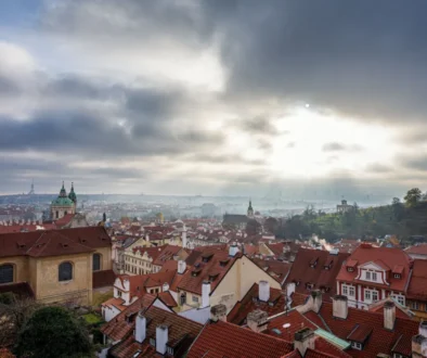 výhled na Prahu