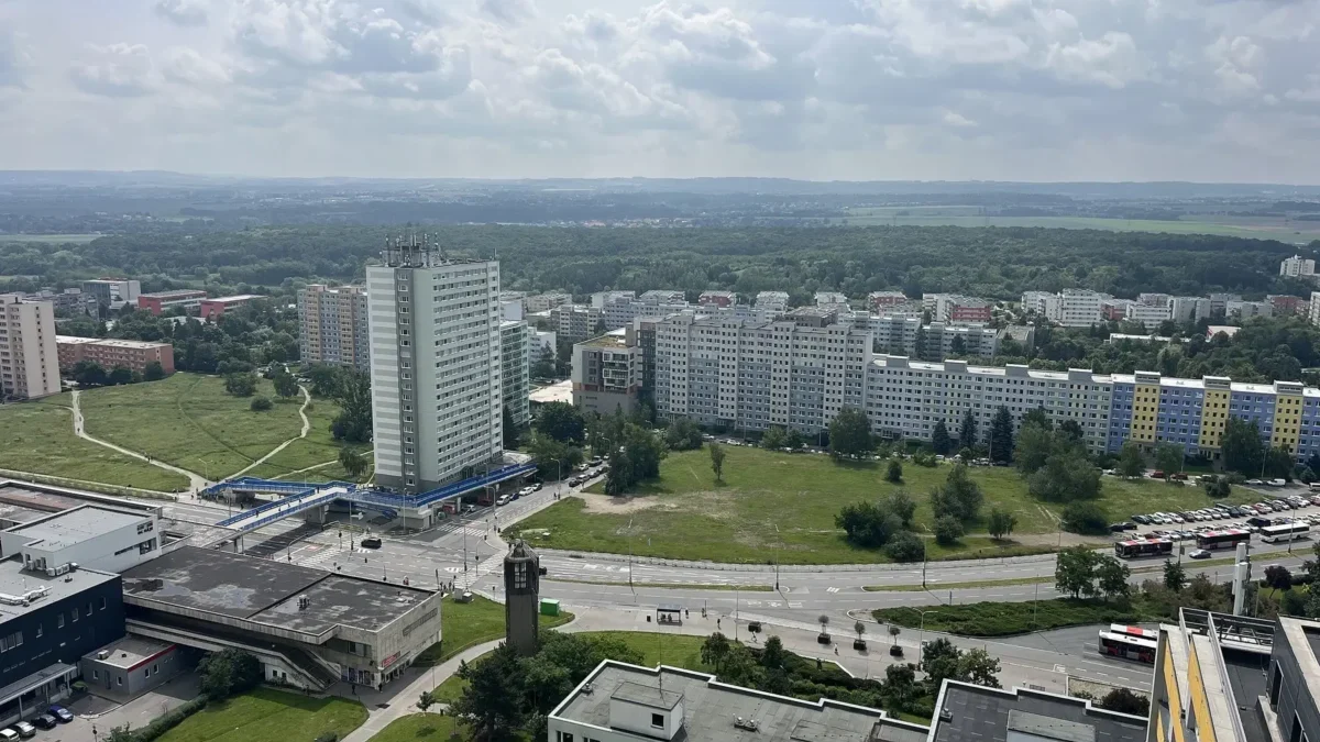 sídliště z Vesničko má středisková dnes