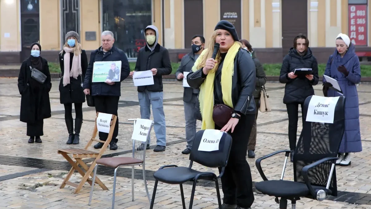 Herečka Olesia Zhurakivska.