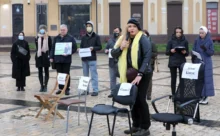 Herečka Olesia Zhurakivska.