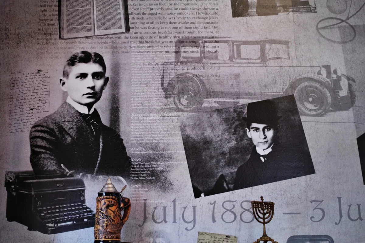 Černobílé fotografie Franze Kafky