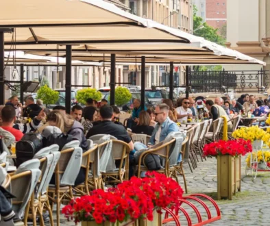 Češi v restauraci