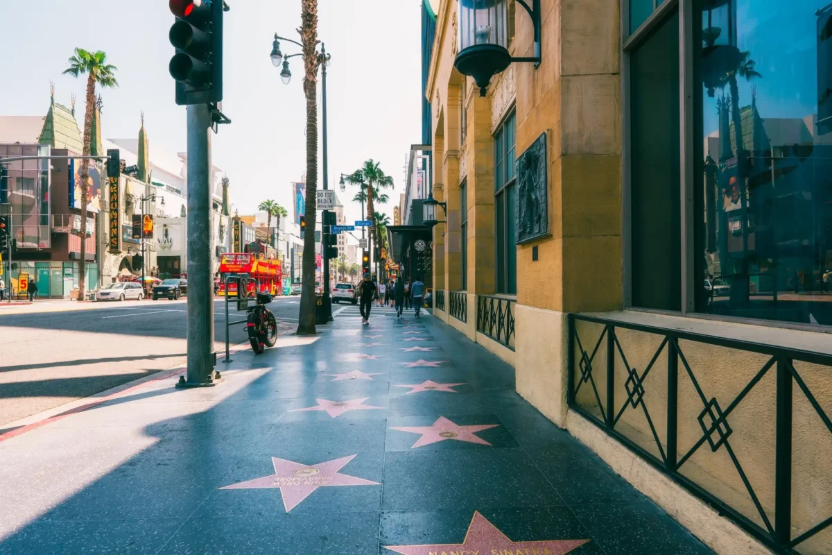 Hollywoodský chodník slávy - hvězdy
