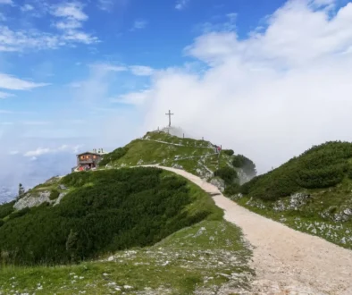 Fotografie Orlího hnízda v Rakousku.