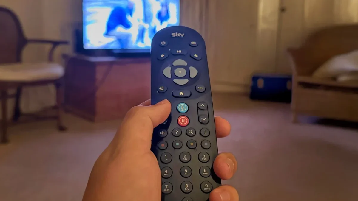ovladač a přepínání televize