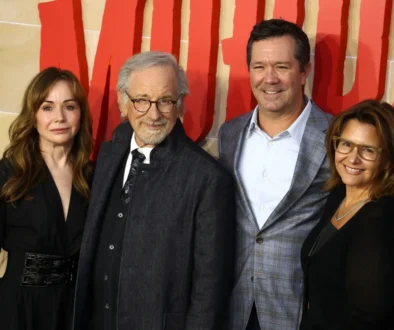 Režisér Steven Spielberg s herci