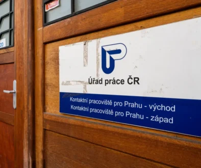 Dveře Úřadu práce ČR