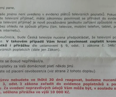 Výzva k vysvětlení neplacení poplatků