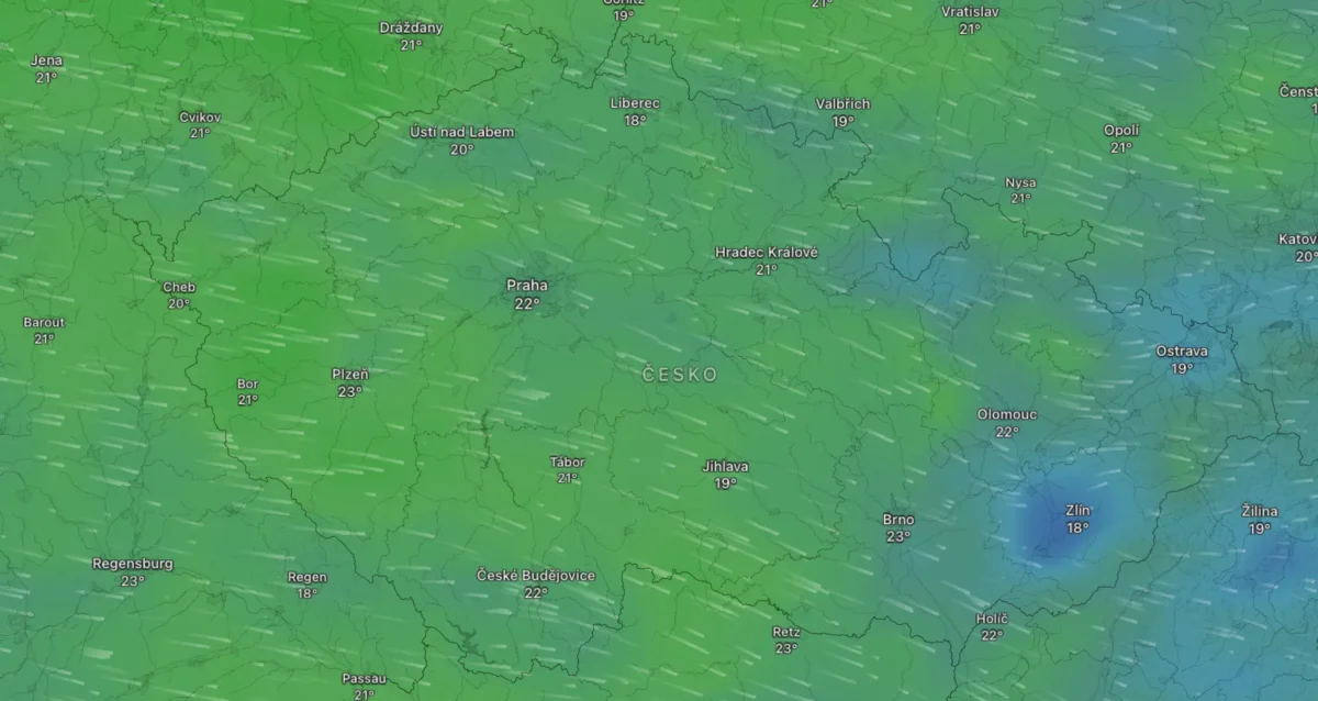 Snímek obrazovky 2026-06-08 v 152324 | TVGURU.cz Mapa počasí na sobotu