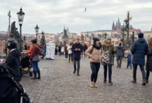 Zalidněná Praha